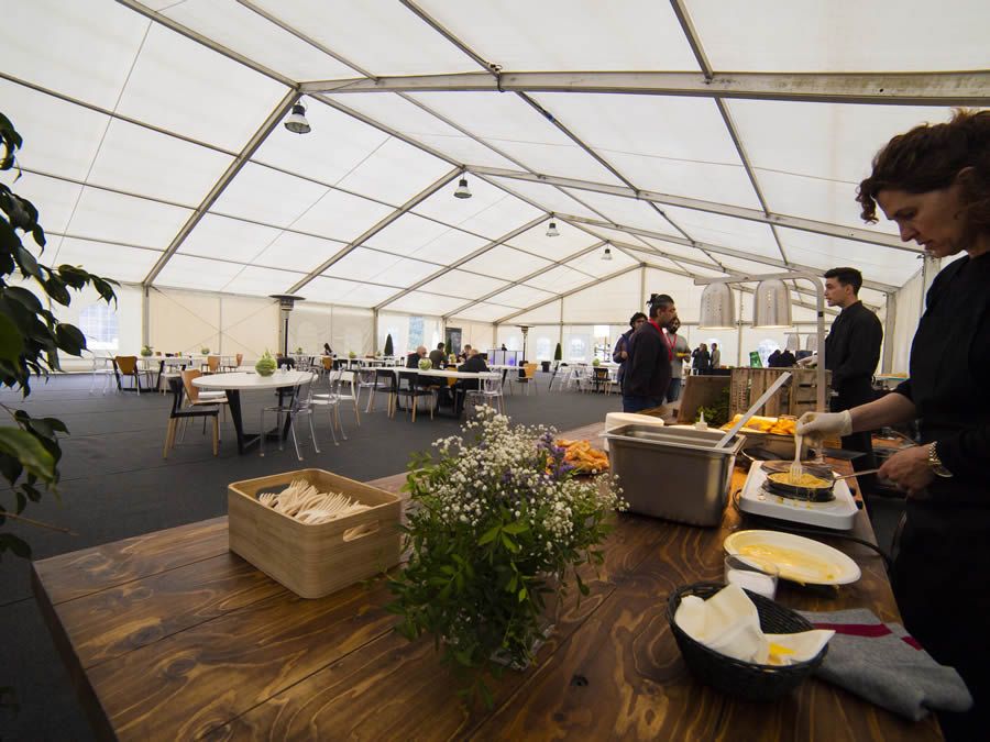 Alquiler carpa pabellon blanca