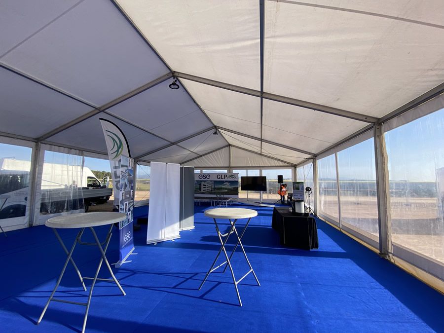 Alquiler carpa mixta para evento