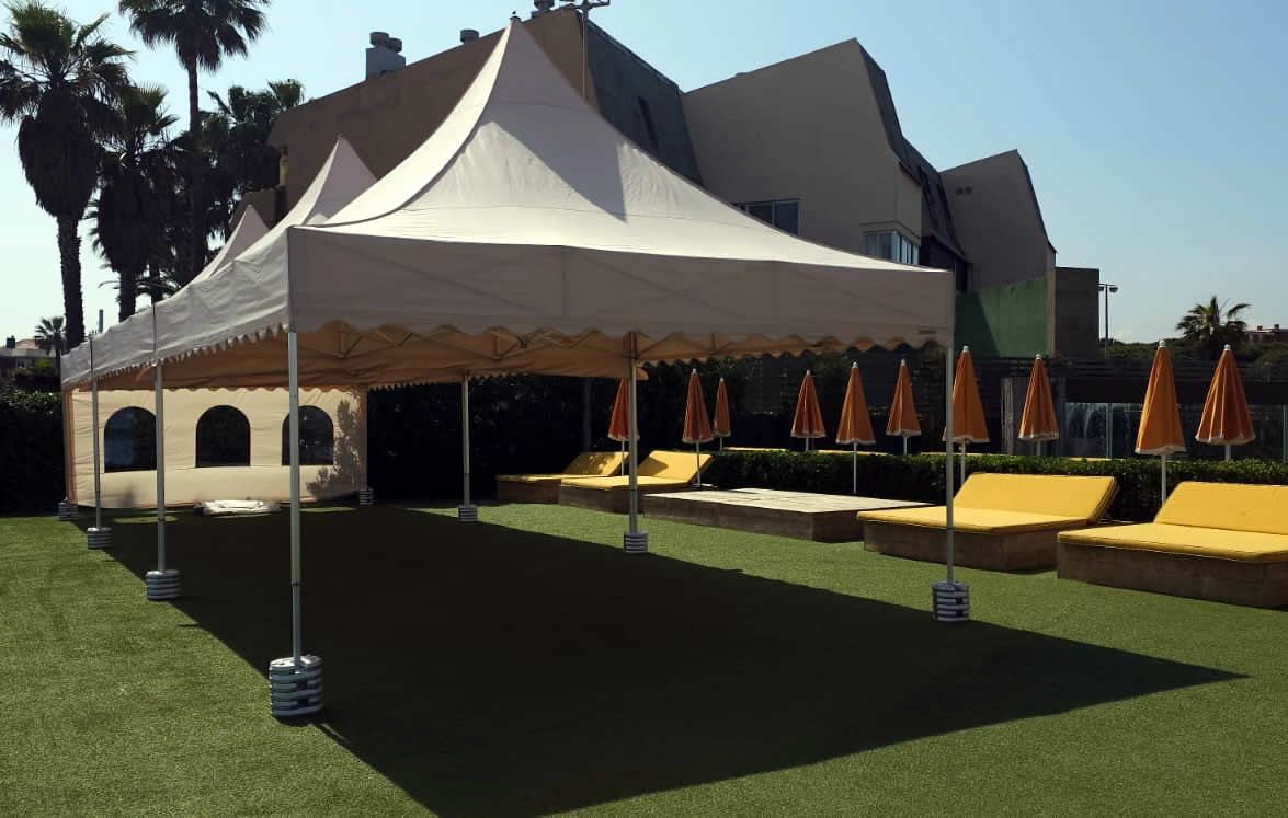 Carpas plegables grandes en alquiler