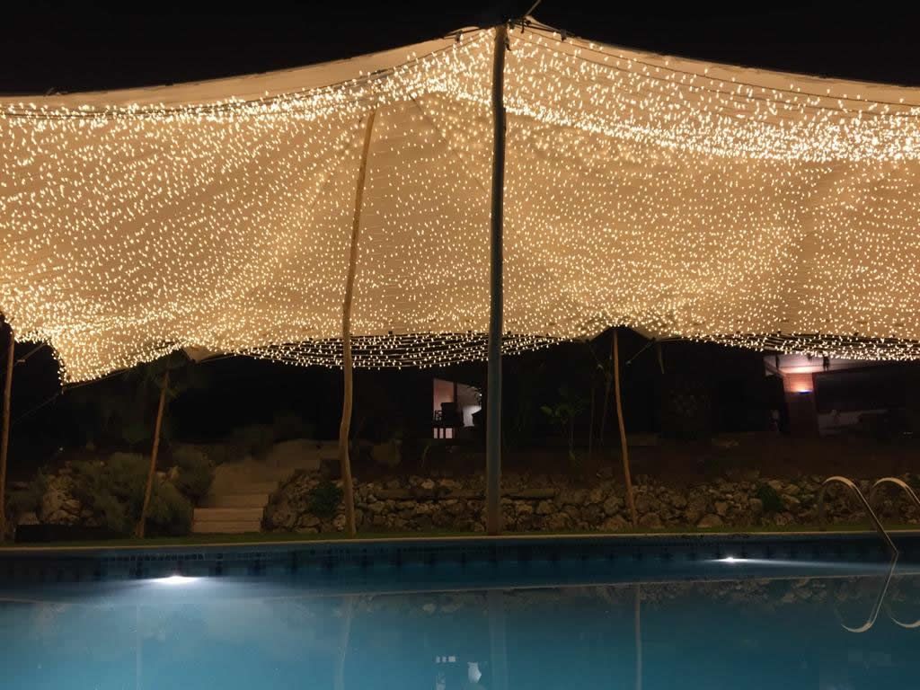 Alquilar iluminacion carpas microled