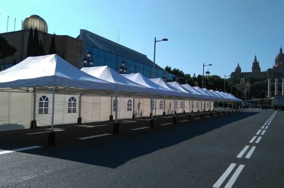 Alquiler carpa plegable evento