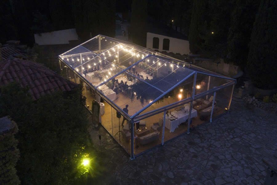 Alquiler de carpas transparente boda y eventos